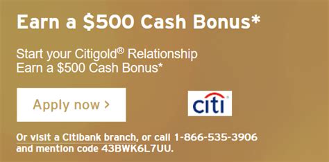citi 500 bonus|Citibank Online.